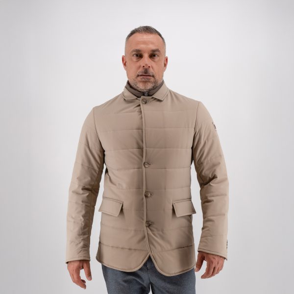 Μπουφάν σακάκι Guy Laroche μπεζ modern fit  GLEW245652_3