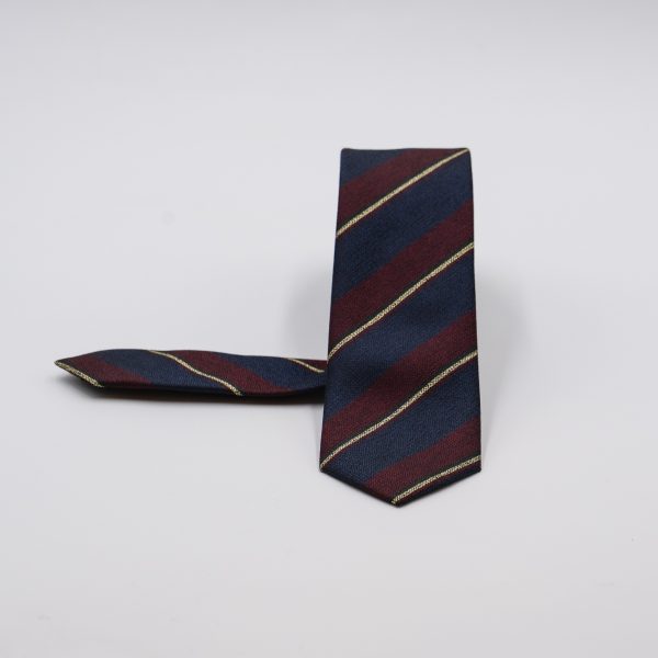 Γραβάτα Nino Venturi μπορντώ ριγέ VE25T115_15