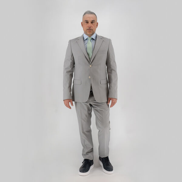 Κοστούμι με γιλέκο Guy Laroche γκρι fit line GL2011131_10855_1