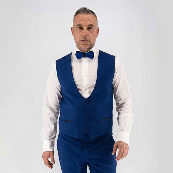 Γιλέκο σμόκιν κοστουμιού Guy Laroche μπλε ρουά fit line GL2310136_810_32 - 50, Μπλε Ρουά