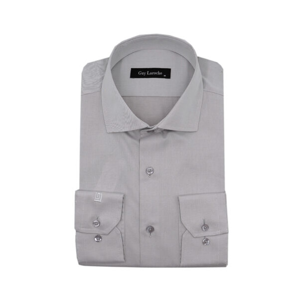 Πουκάμισο Guy Laroche γκρι αρζάν regular fit GLEW28233_CL_3