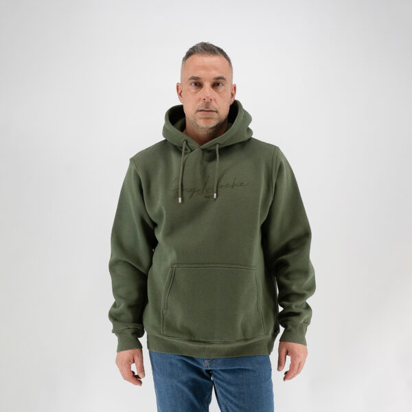 Μπλούζα Hoodie Guy Laroche πράσινη regular fit GLEW29501H_19
