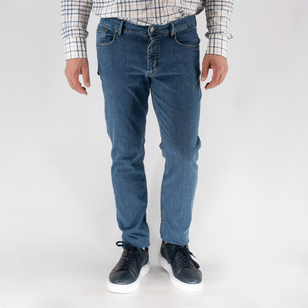 Παντελόνι Jean Guy Laroche πεντάτσεπο μπλε regular fit GLFS15271_58817_1 - 33, Μπλε