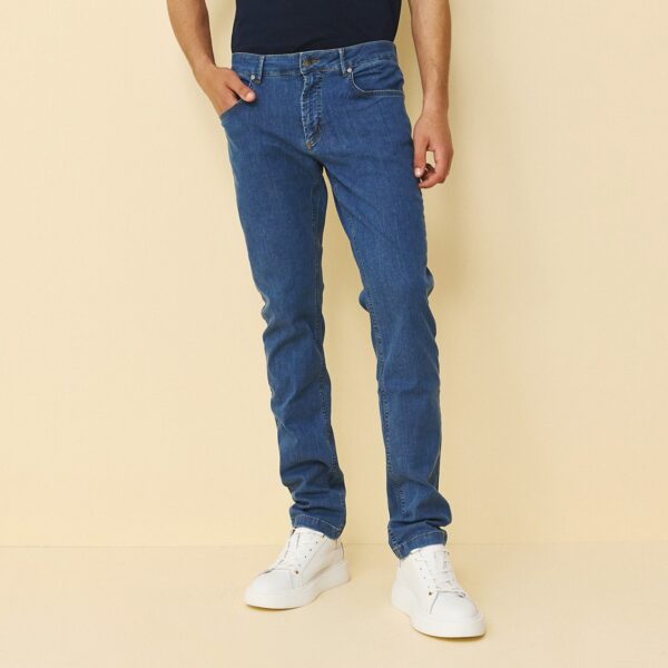 Παντελόνι Jean Guy Laroche πεντάτσεπο μπλε regular fit GLFS15271_58817_1