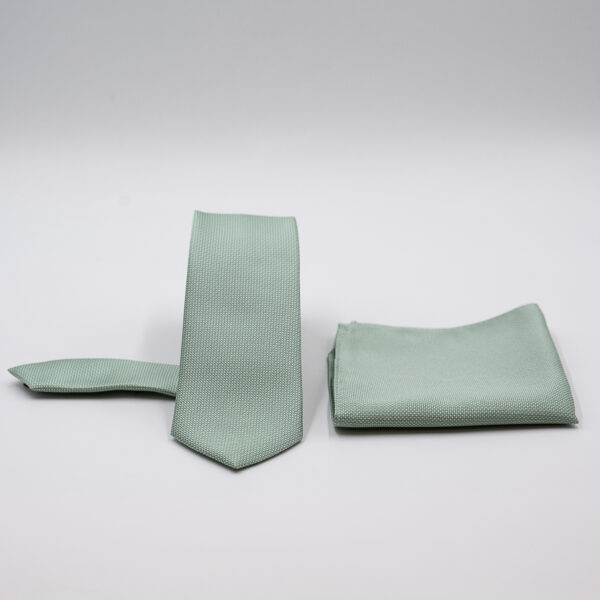 Σετ γραβάτας με ποσέτ Nino Venturi στο χρώμα της μέντας VE25S032_39