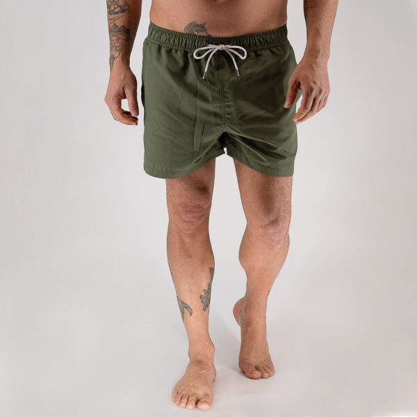 Μαγιό μονόχρωμο Guy Laroche χακί GLES164337RCY_P-13