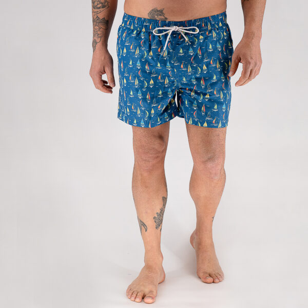 Μαγιό με καραβάκια Guy Laroche μπλε GLES16A25059_1