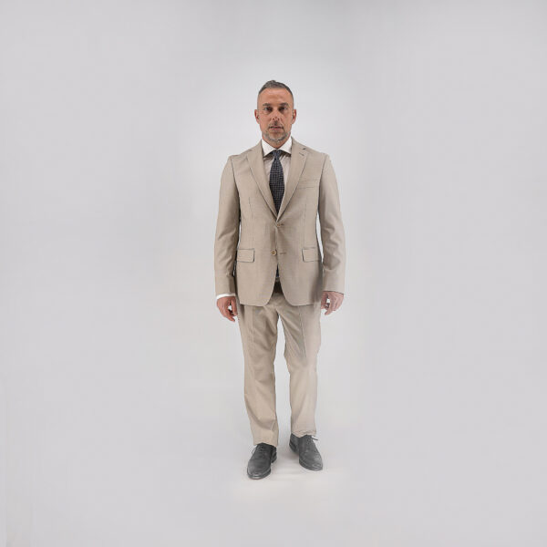 Κοστούμι Guy Laroche μπεζ fit line GLFS11164_10121-081_0005