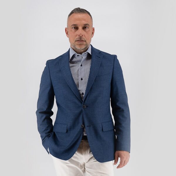 Σακάκι μισόφοδρο Guy Laroche μπλε fit line GLFS13201_10854_0516