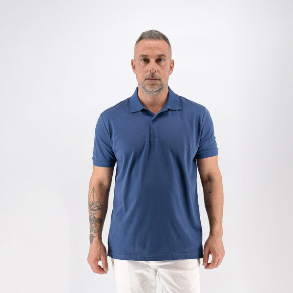 Μπλούζα πόλο Pima Cotton Plain Guy Laroche μωβ regular fit GLFS19008_13