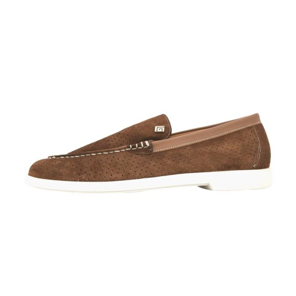 Loafer από καστόρι Guy Laroche ταμπά τρυπητό GL43753KS26_Tan