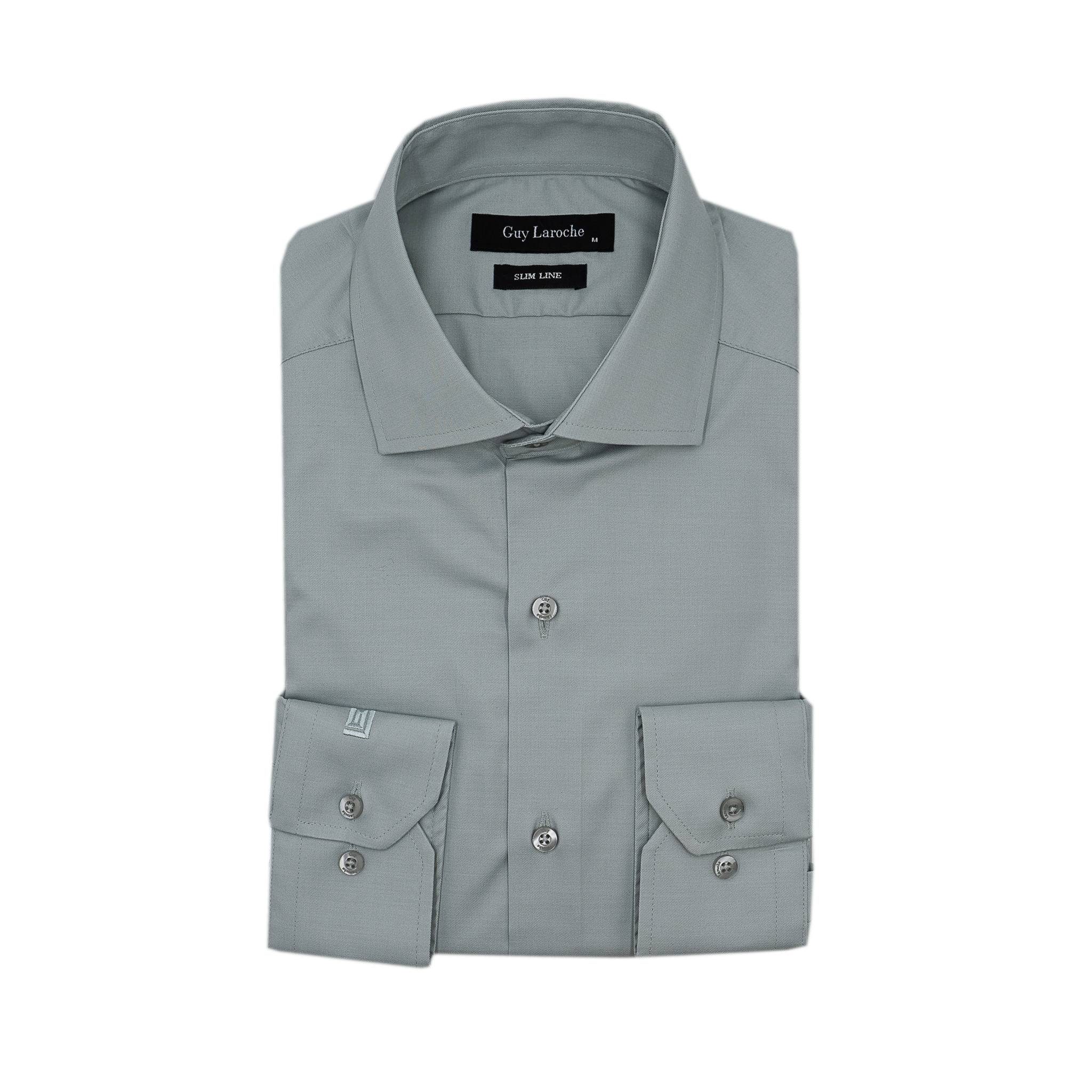 Πουκάμισο μονόχρωμο Guy Laroche μέντα fit line GLFS18286_SL_4