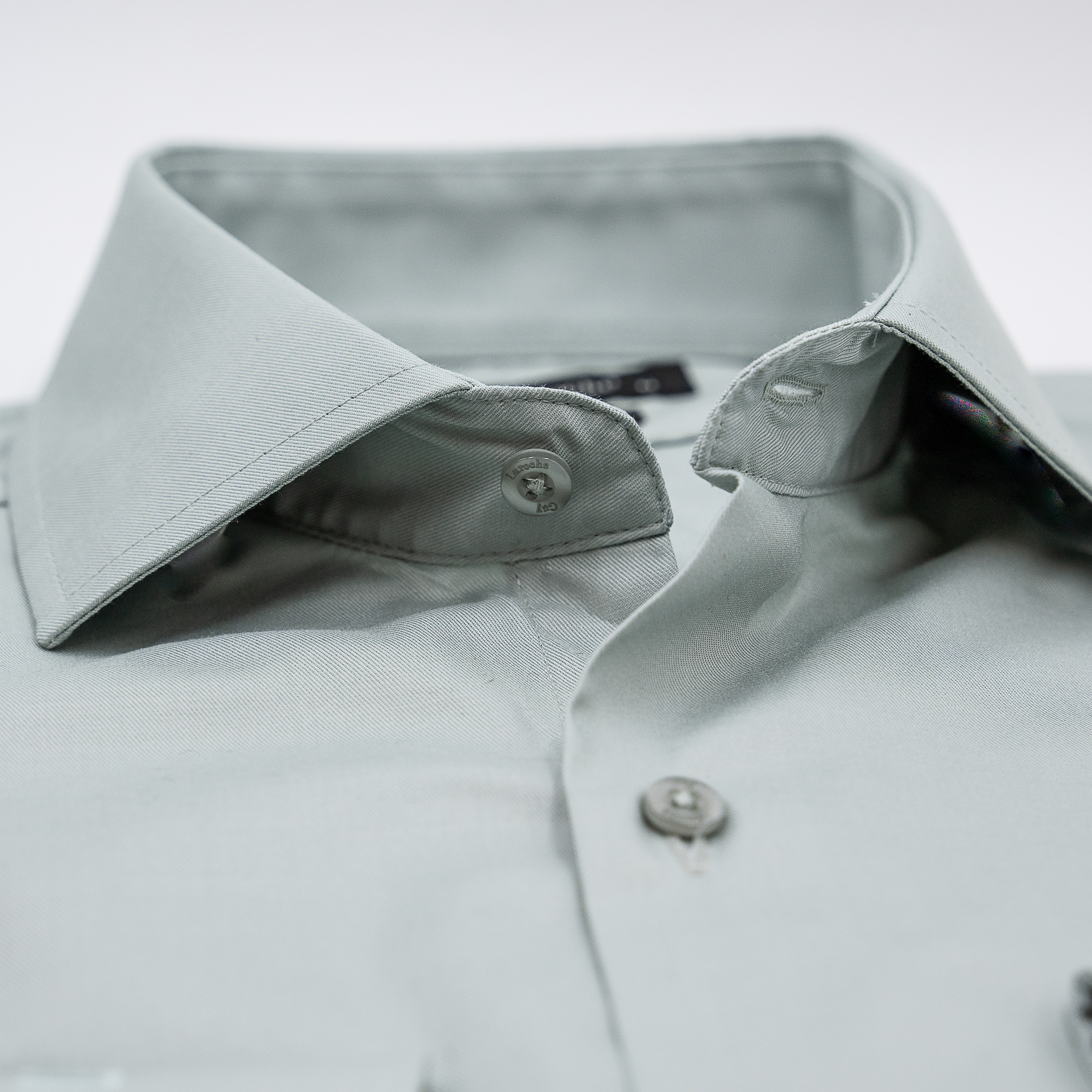 Πουκάμισο μονόχρωμο Guy Laroche μέντα fit line GLFS18286_SL_4 - Image 4