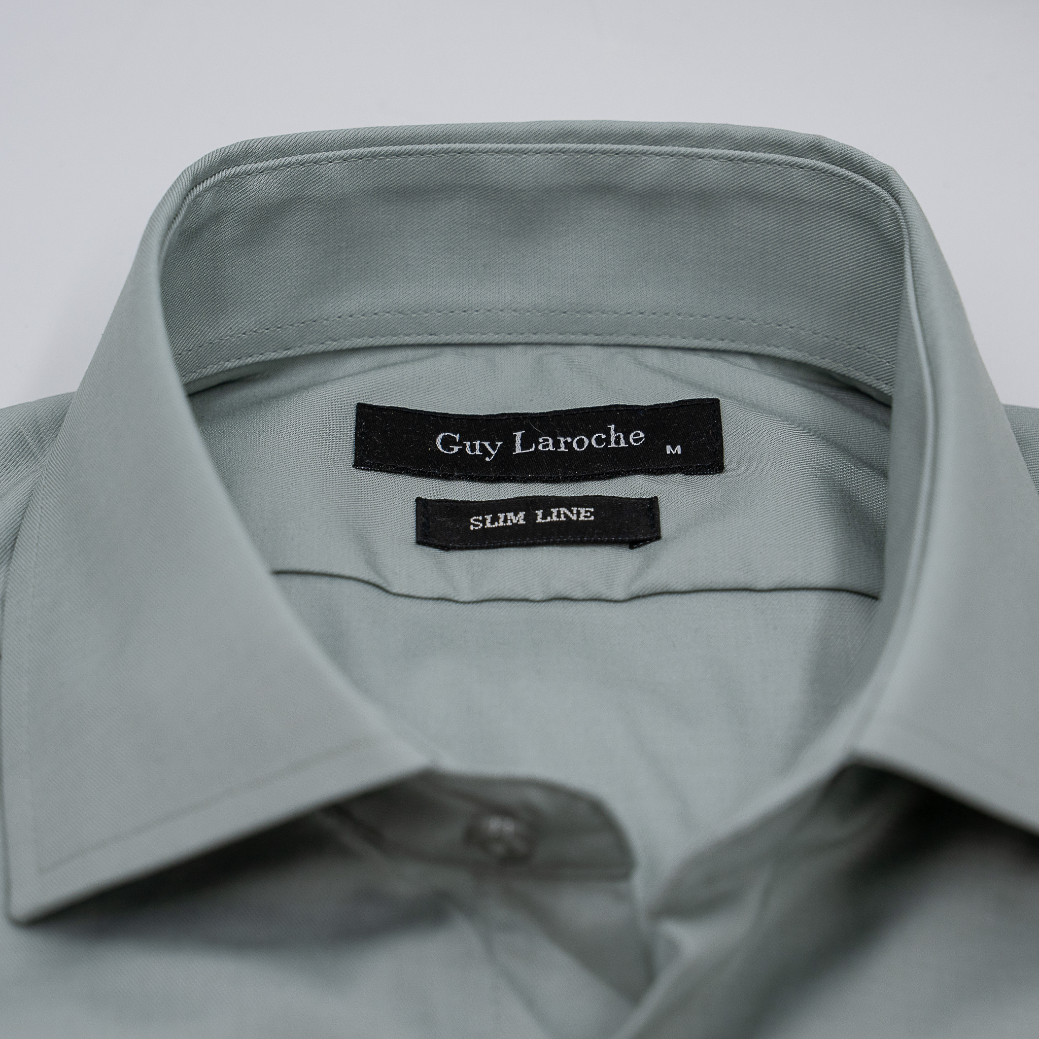 Πουκάμισο μονόχρωμο Guy Laroche μέντα fit line GLFS18286_SL_4 - Image 3