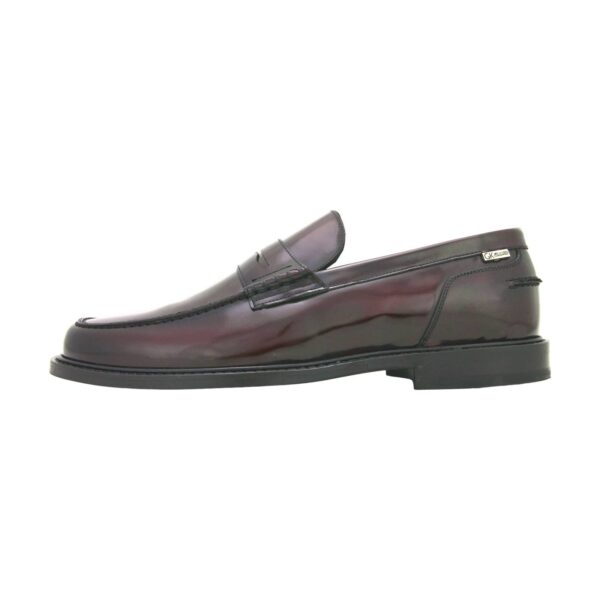 Loafer δερμάτινο GK Uomo μπορντώ GK22225DFL27_bordeaux